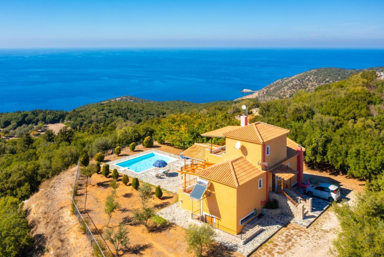 Villa Aetos Vasilikiádhes Exterior foto