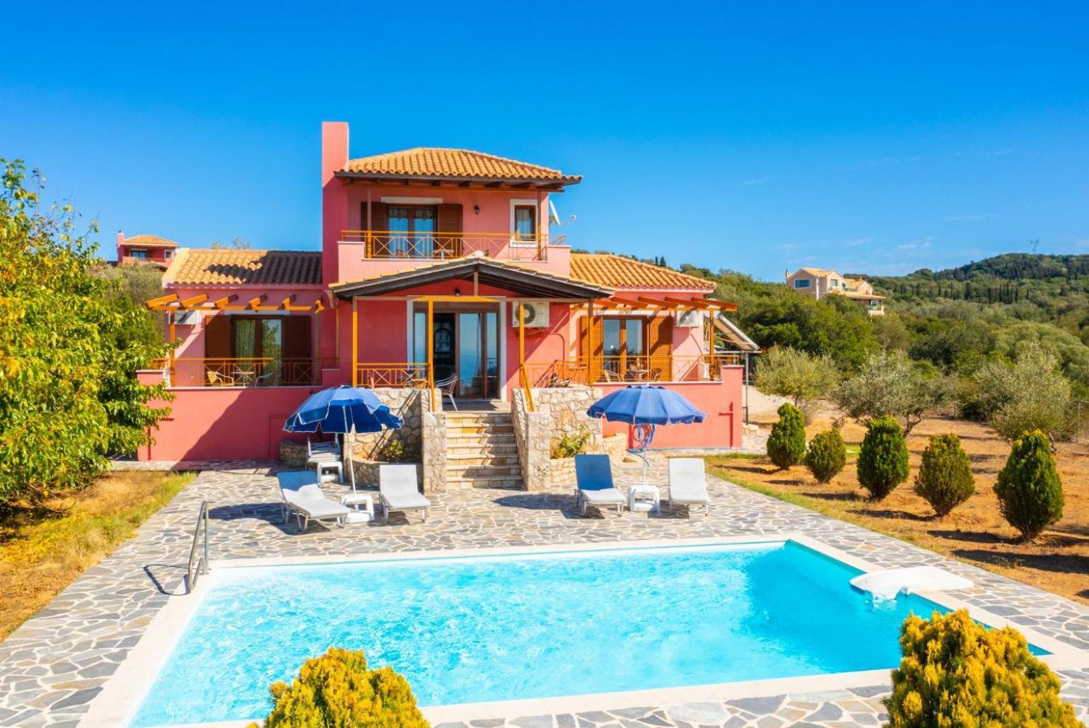 Villa Aetos Vasilikiádhes Exterior foto